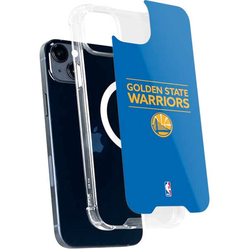 NBA Golden State Warriors Standard - Blue iPhone 15 Plus MagSafe Case