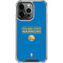 NBA Golden State Warriors Standard - Blue iPhone 14 Pro Clear Case