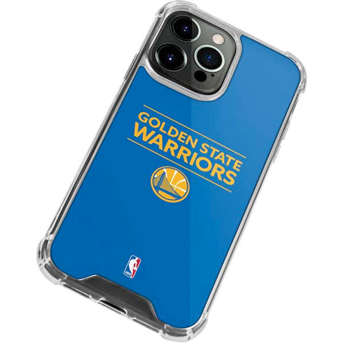 NBA Golden State Warriors Standard - Blue iPhone 15 Pro Clear Case