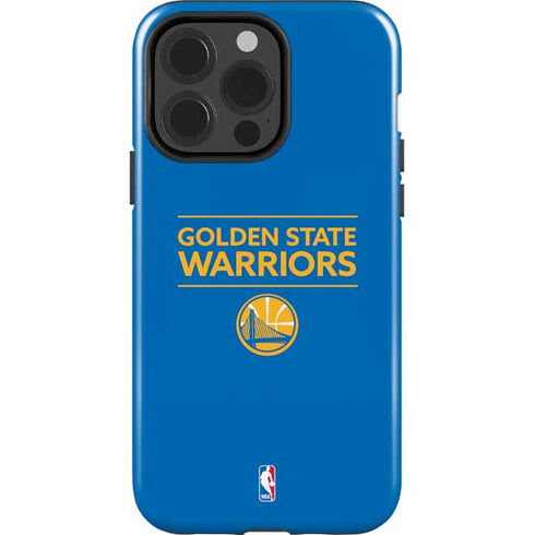 NBA Golden State Warriors Standard - Blue iPhone 15 Pro Impact Case