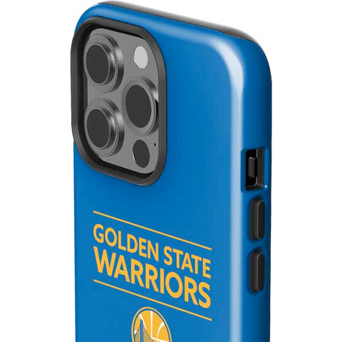 NBA Golden State Warriors Standard - Blue iPhone 14 Pro Impact Case