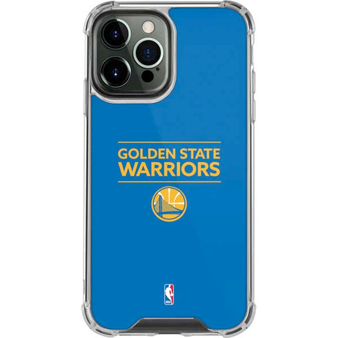 NBA Golden State Warriors Standard - Blue iPhone 14 Pro Max Clear Case
