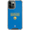 NBA Golden State Warriors Standard - Blue iPhone 14 Pro Max Clear Case