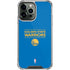 NBA Golden State Warriors Standard - Blue iPhone 14 Pro Max Clear Case