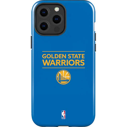 NBA Golden State Warriors Standard - Blue iPhone 15 Pro Max Impact Case