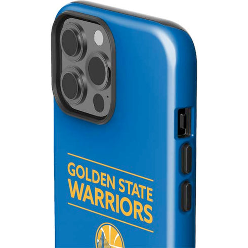 NBA Golden State Warriors Standard - Blue iPhone 15 Pro Max Impact Case