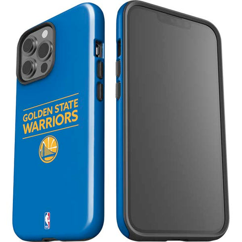NBA Golden State Warriors Standard - Blue iPhone 15 Pro Max Impact Case