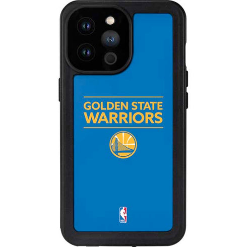 NBA Golden State Warriors Standard - Blue iPhone 14 Pro Max Waterproof Case