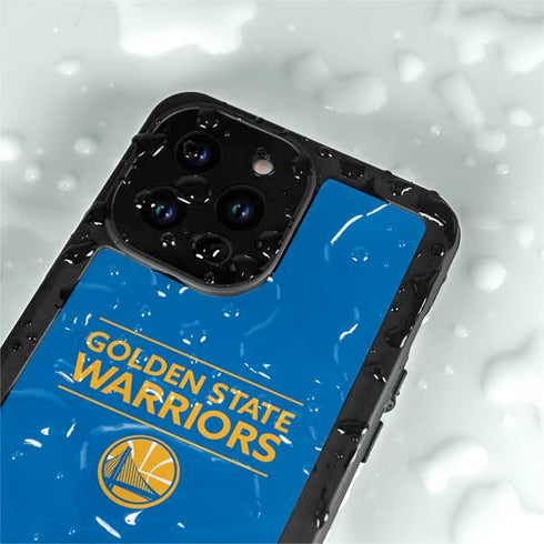 NBA Golden State Warriors Standard - Blue iPhone 14 Pro Max Waterproof Case