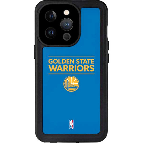 NBA Golden State Warriors Standard - Blue iPhone 14 Pro Waterproof Case