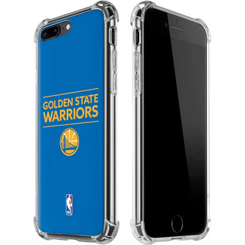 NBA Golden State Warriors Standard - Blue iPhone 7/8 Plus Clear Case