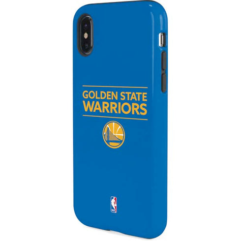 NBA Golden State Warriors Standard - Blue iPhone X Pro Case