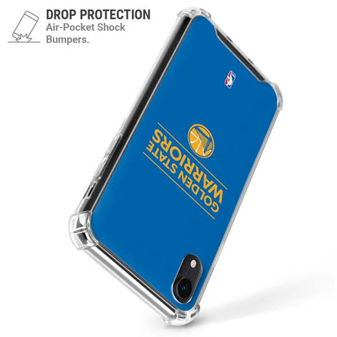 NBA Golden State Warriors Standard - Blue iPhone XR Clear Case