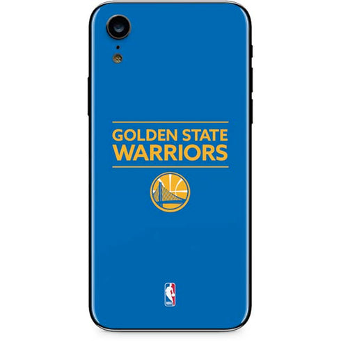 NBA Golden State Warriors Standard - Blue iPhone XR Skin