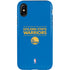NBA Golden State Warriors Standard - Blue iPhone XS Pro Case