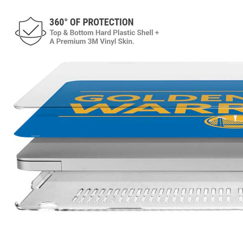 NBA Golden State Warriors Standard - Blue MacBook Air 13in M1 (2021) Case plus Skin