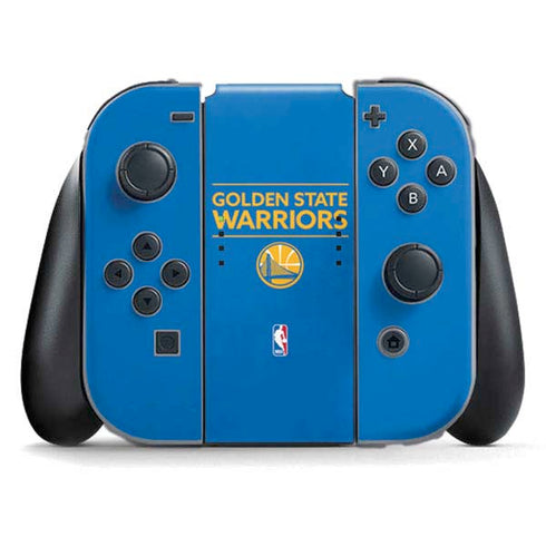 NBA Golden State Warriors Standard - Blue Nintendo Switch (2017-2021) Joy-Con Controller Skin