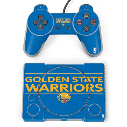 NBA Golden State Warriors Standard - Blue PlayStation Classic Bundle Skin