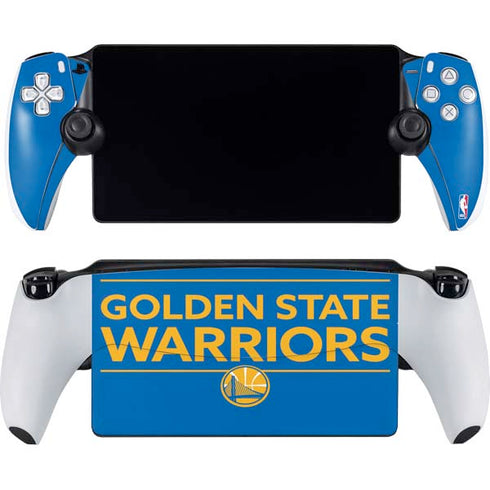 NBA Golden State Warriors Standard - Blue PlayStation Portal Remote Player Skin