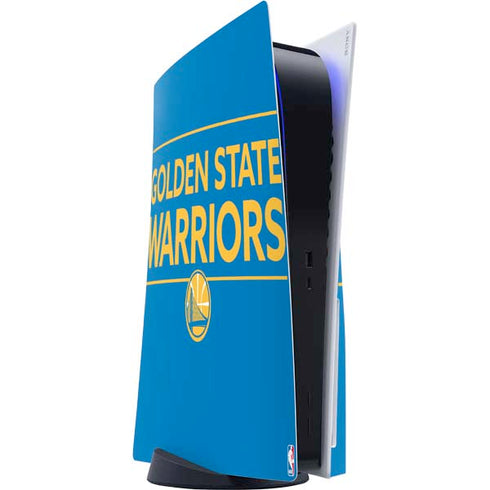 NBA Golden State Warriors Standard - Blue PS5 Console Skin