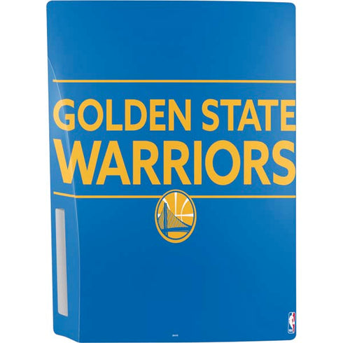 NBA Golden State Warriors Standard - Blue PS5 Console Skin