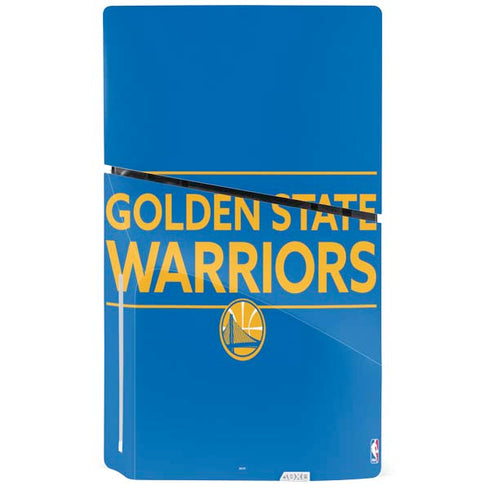NBA Golden State Warriors Standard - Blue PS5 Slim Disk Bundle Skin