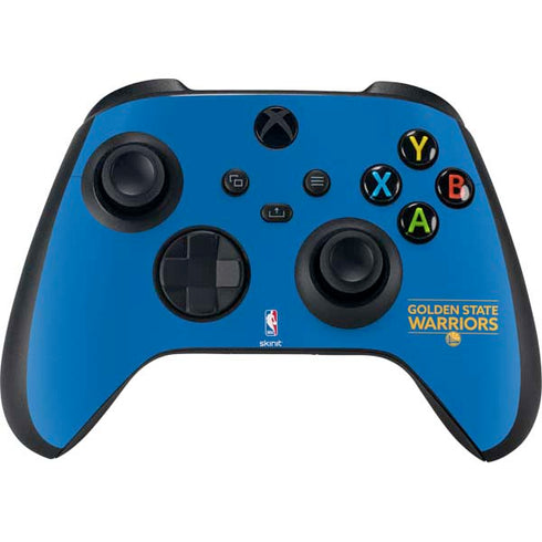 NBA Golden State Warriors Standard - Blue Xbox Series X Controller Skin