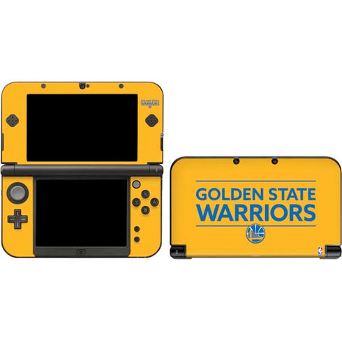 NBA Golden State Warriors Standard - Yellow 3DS XL 2015 Skin