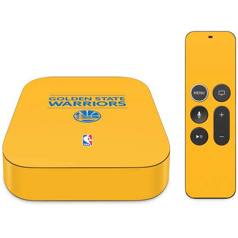 NBA Golden State Warriors Standard - Yellow Apple TV Skin