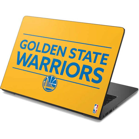 NBA Golden State Warriors Standard - Yellow Dell Chromebook Skin