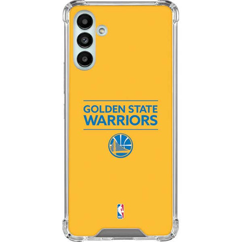 NBA Golden State Warriors Standard - Yellow Galaxy A13 5G Clear Case