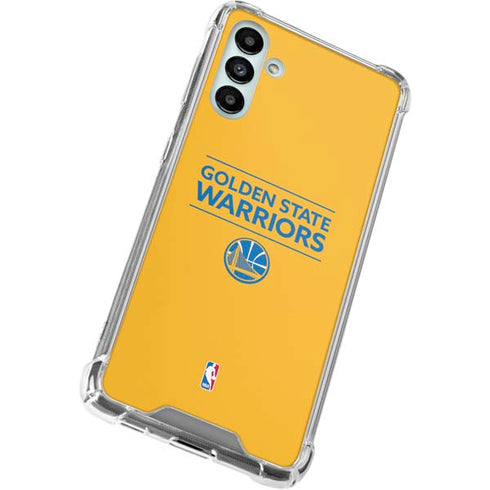 NBA Golden State Warriors Standard - Yellow Galaxy A13 5G Clear Case