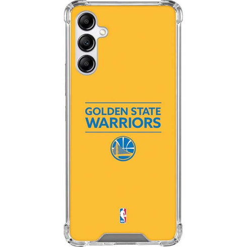 NBA Golden State Warriors Standard - Yellow Galaxy A14 5G Clear Case
