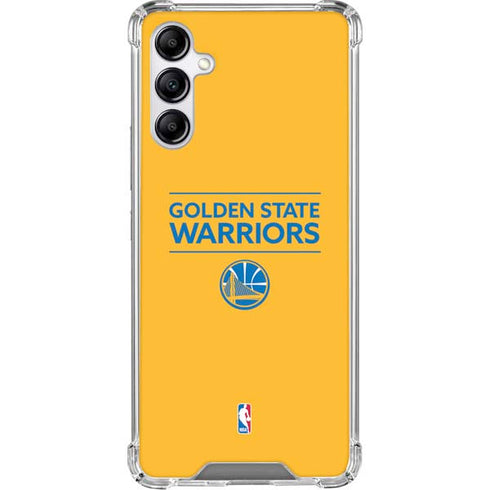 NBA Golden State Warriors Standard - Yellow Galaxy A15 5G Clear Case