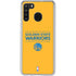 NBA Golden State Warriors Standard - Yellow Galaxy A21 Clear Case