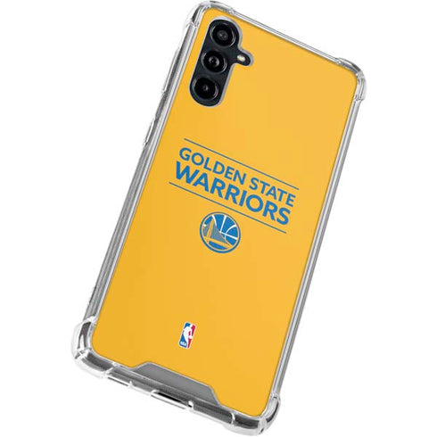 NBA Golden State Warriors Standard - Yellow Galaxy A54 5G Clear Case