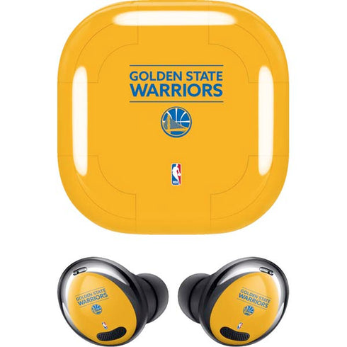 NBA Golden State Warriors Standard - Yellow Galaxy Buds Pro Skin