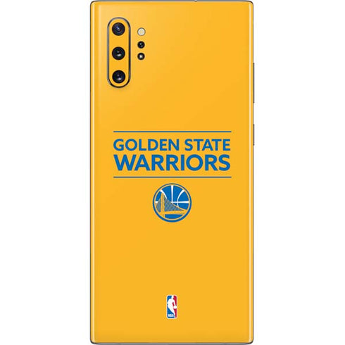 NBA Golden State Warriors Standard - Yellow Galaxy Note 10 Plus Skin