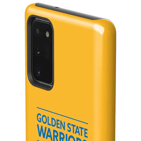 NBA Golden State Warriors Standard - Yellow Galaxy Note20 5G Pro Case