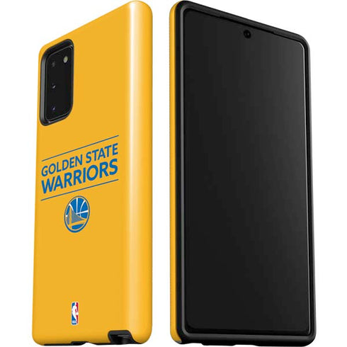NBA Golden State Warriors Standard - Yellow Galaxy Note20 5G Pro Case
