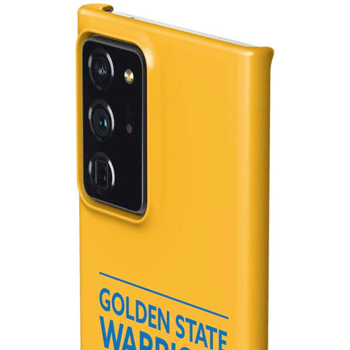 NBA Golden State Warriors Standard - Yellow Galaxy Note20 Ultra 5G Lite Case