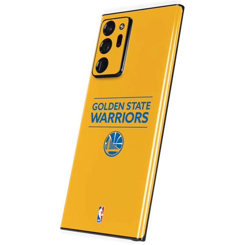 NBA Golden State Warriors Standard - Yellow Galaxy Note20 Ultra 5G Skin