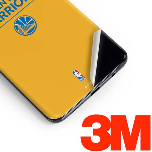 NBA Golden State Warriors Standard - Yellow Galaxy S10 Plus Skin