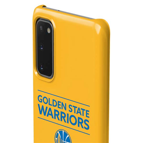 NBA Golden State Warriors Standard - Yellow Galaxy S20 Lite Case