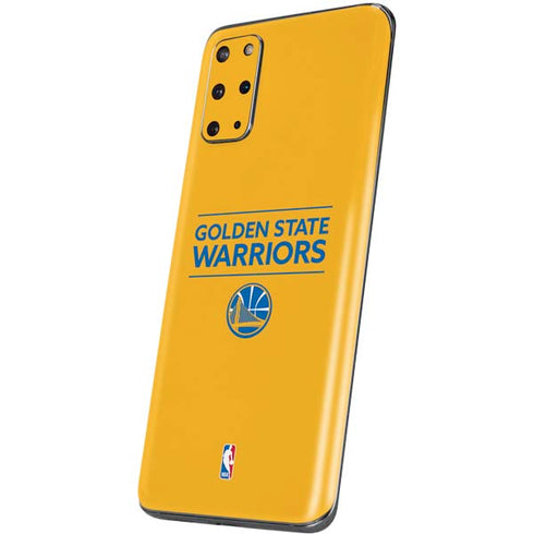 NBA Golden State Warriors Standard - Yellow Galaxy S20 Plus Skin