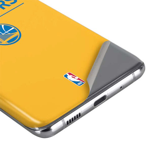 NBA Golden State Warriors Standard - Yellow Galaxy S20 Plus Skin