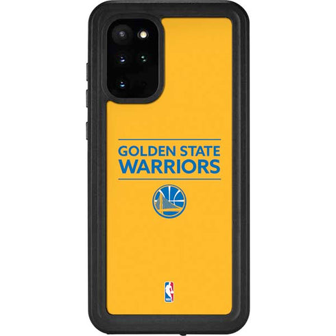 NBA Golden State Warriors Standard - Yellow Galaxy S20 Plus Waterproof Case