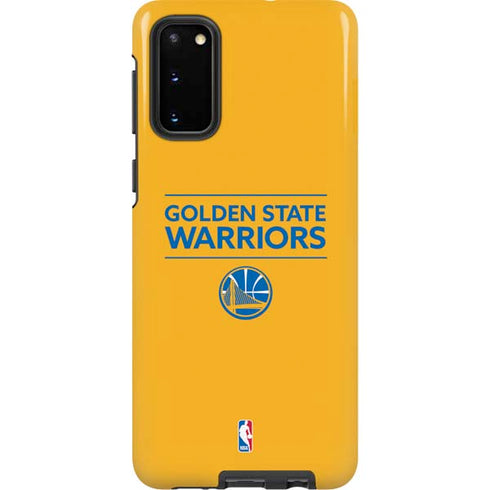 NBA Golden State Warriors Standard - Yellow Galaxy S20 Pro Case