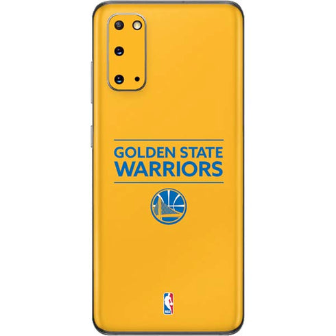 NBA Golden State Warriors Standard - Yellow Galaxy S20 Skin