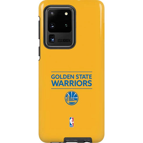 NBA Golden State Warriors Standard - Yellow Galaxy S20 Ultra 5G Pro Case